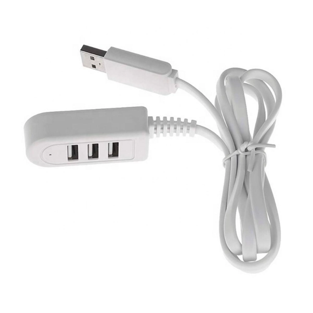 3 Port Usb Extension Cord Splitter For Laptop Pc Computer Cable Data ...