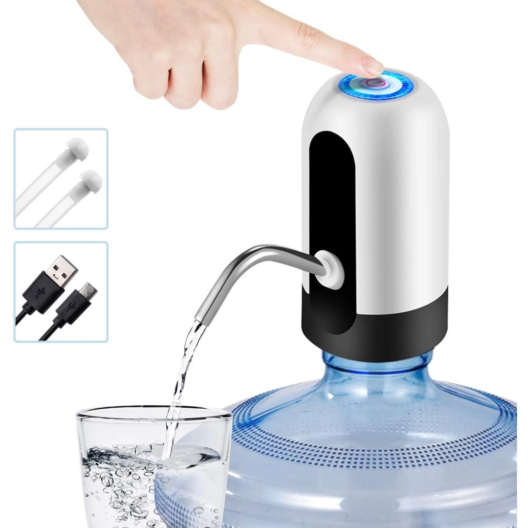 Water Bottle Pump USB Charging Automatic Drinking Water Pump Portable ...