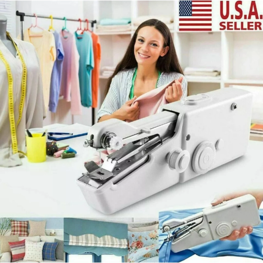 Mini Portable Smart Electric Tailor Stitch Hand-held Sewing Machine ...