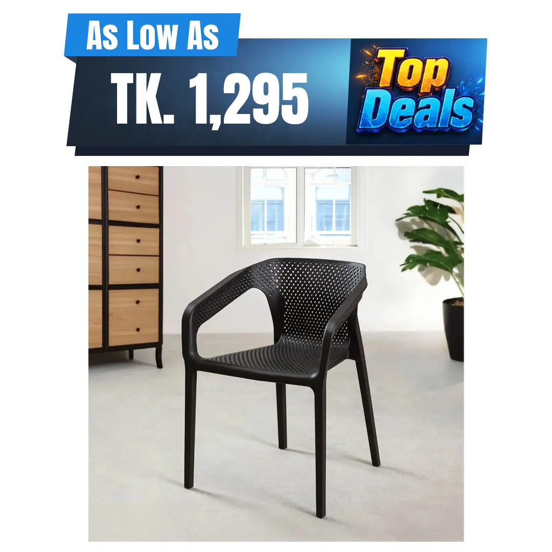 RFL Stylee Cafe Arm Chair Black 939913