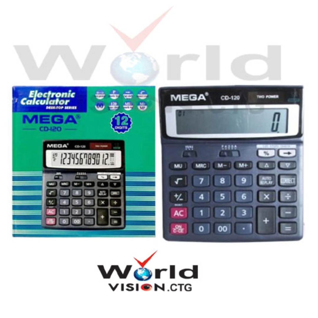 Calculato Cd-120 , 12 Digit 120 Steps Dual Power 1pcs – calculator