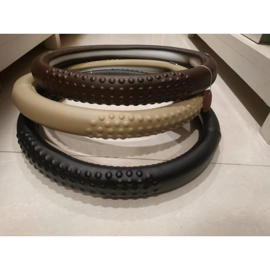Leather Car Steering Wheel Cover