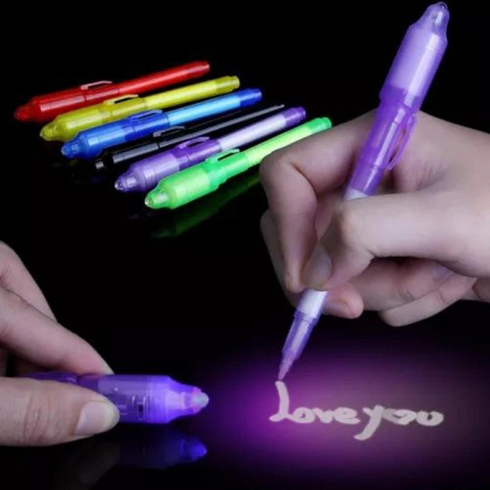 Invisible Writing Magic Pen Uv Light Ultra Violet Ink