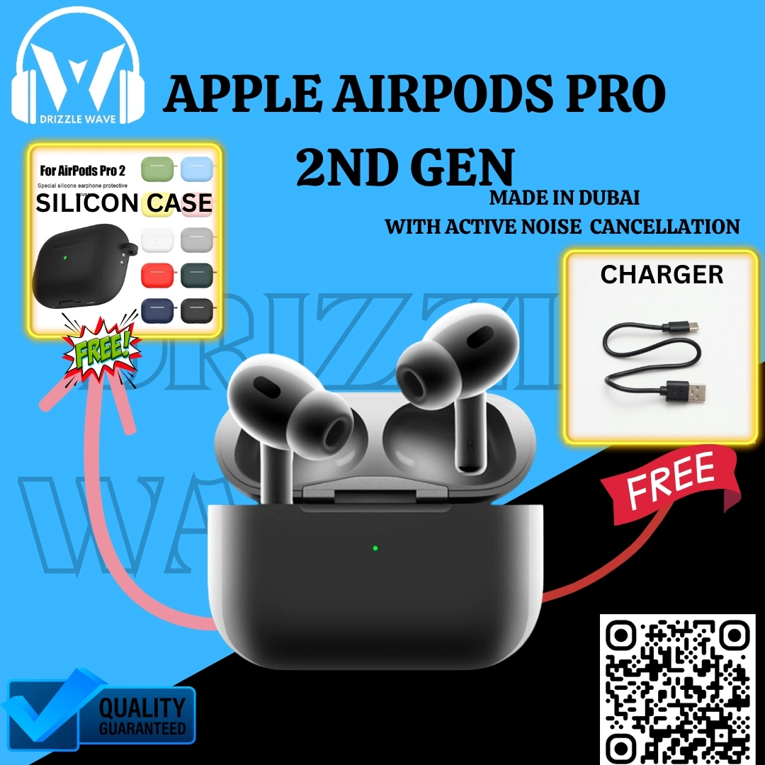 Airpods Pro 2nd Gen With Free Case With Wireless Charging Bluetooth Airpods Pro 2nd Gen With Free Case With Wireless Charging Bluetooth