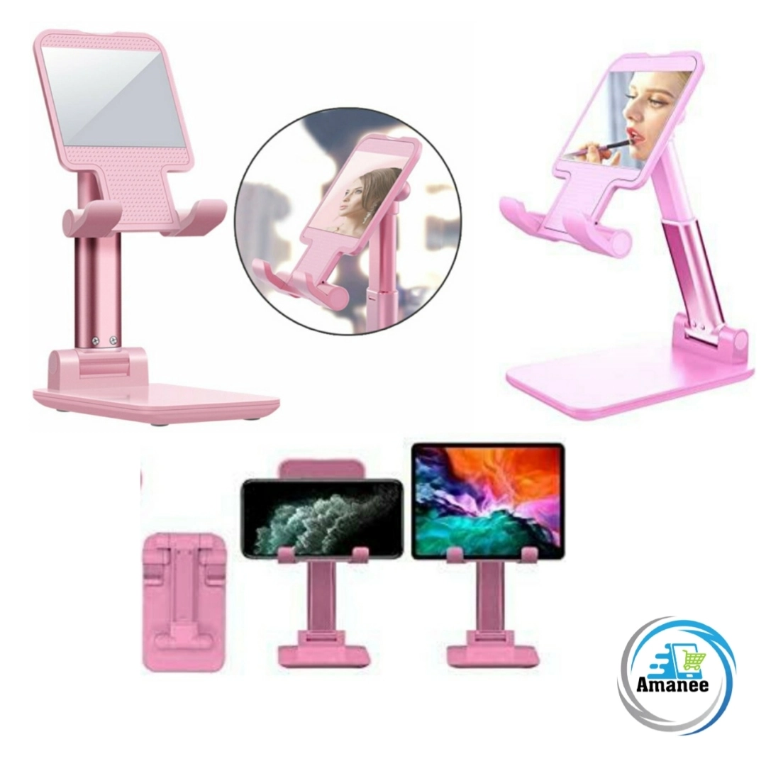 Dev Phone Stand Foldable Stand Desktop Cell Phone Holder Portable Adjustable Height and ...