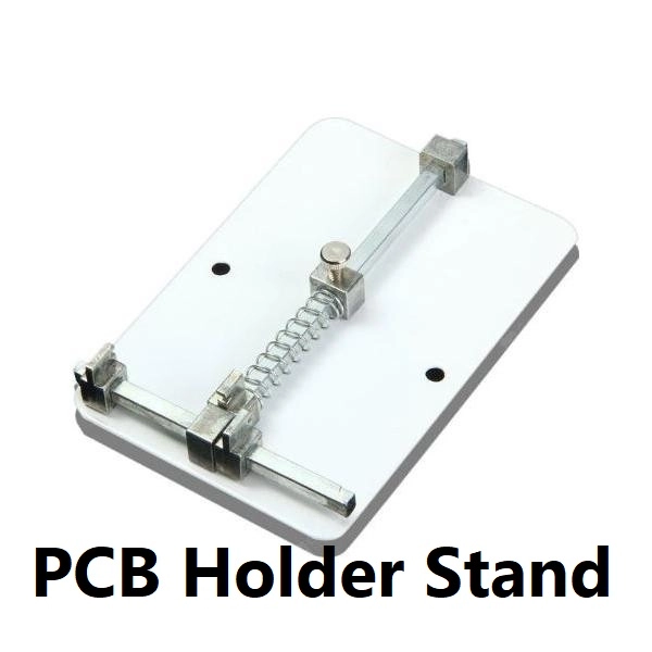 Pcb Led Stand Universal PCB Holder Stand Stainless Steel 120x80x20mm Adjustable PCB ...
