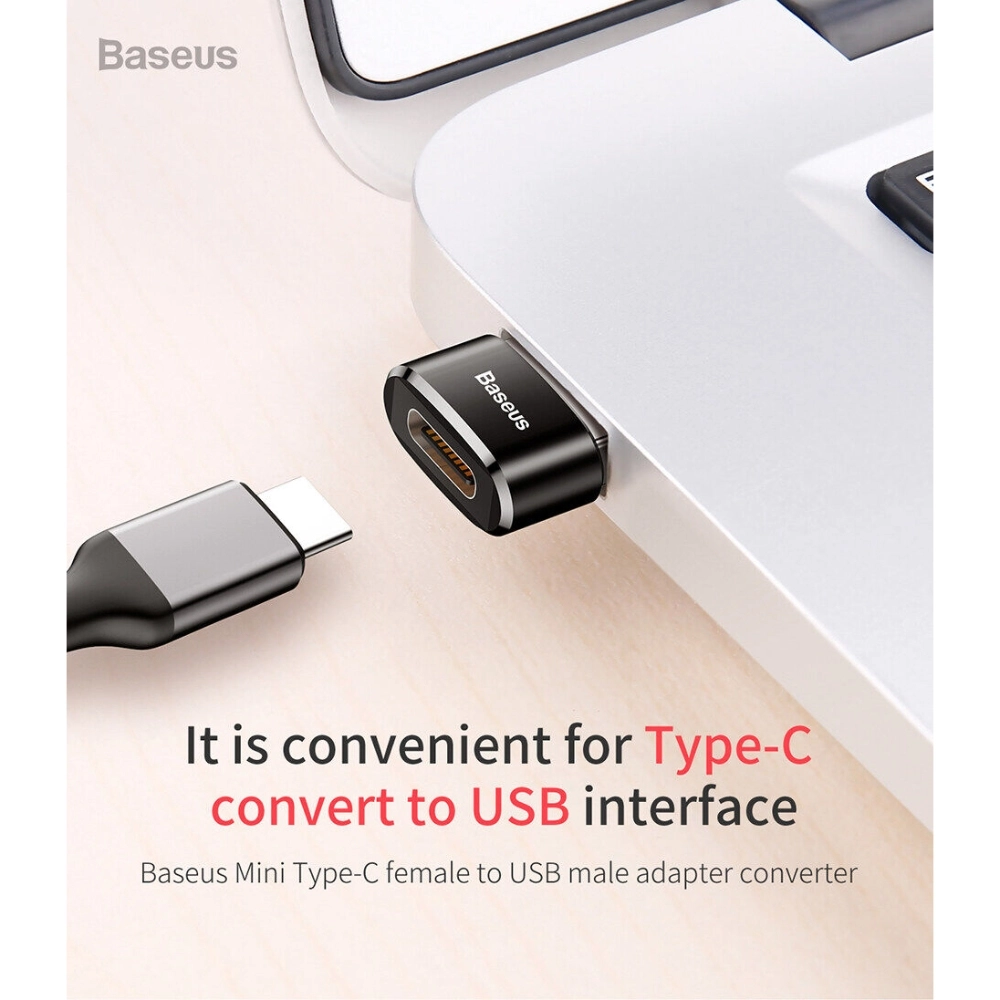 Usb Mini5a Baseus Mini 5A Type C Female to USB Male Adapter Converter Charger Plug ...