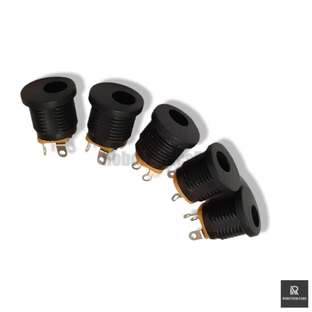 5Pcs DC Power Socket Plug Female Jack Connector | DC-022 | 5.5Γ2.1mm