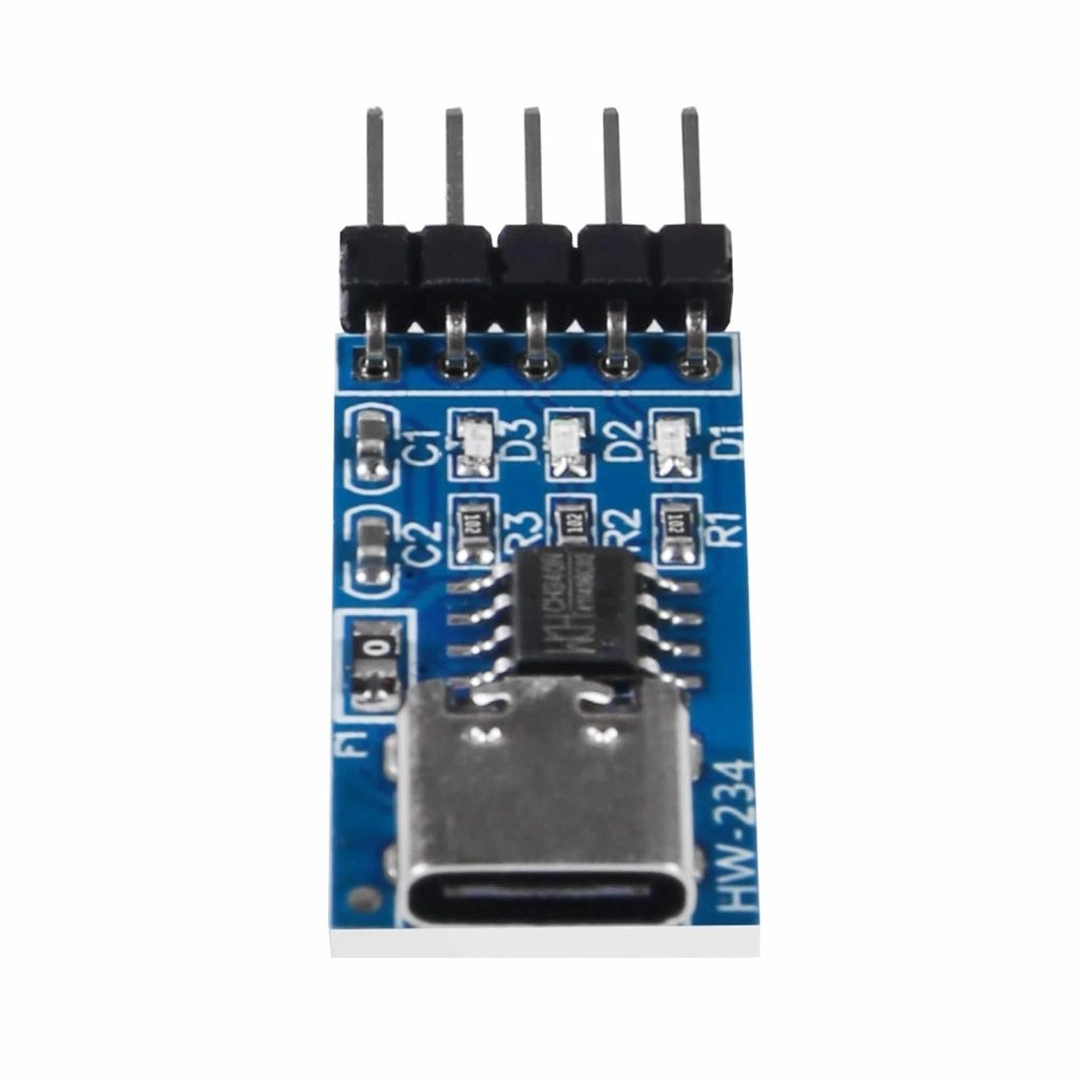 CH340 TYPE C Serial Port Module HW-234 CH340N TYPE-C Interface USB To ...