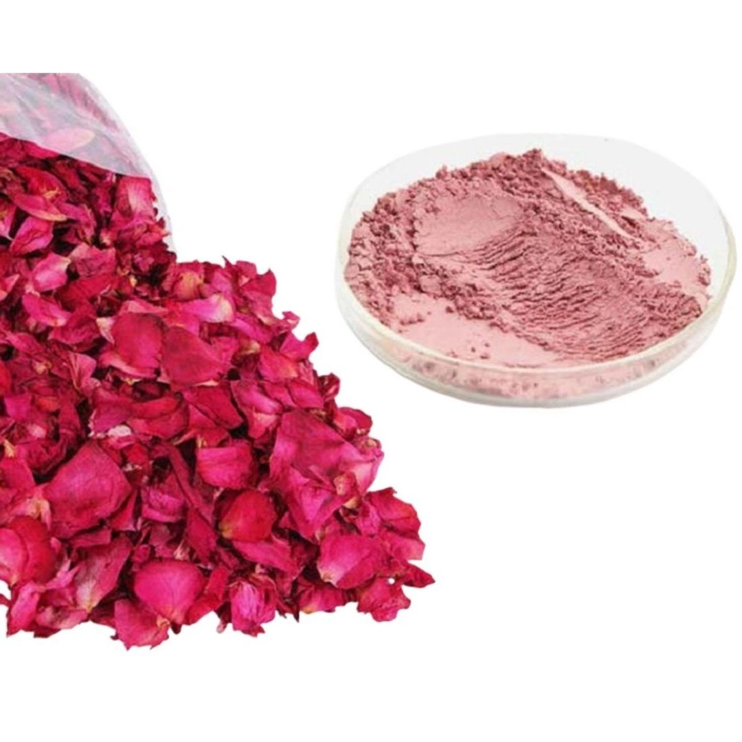 Rose Tooth Powder Natural Dried Rose Powder 50 gms Pure Rose Petals Powder for DIY Face ...