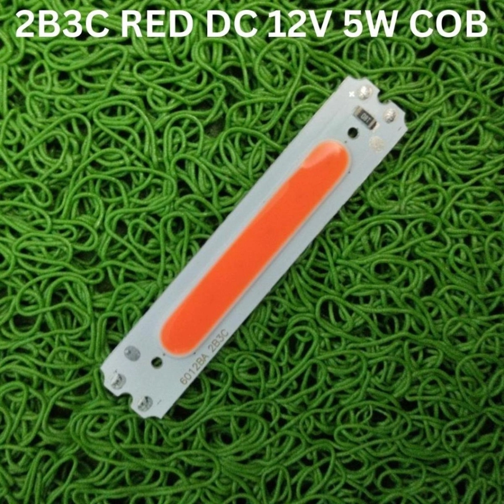 Red Cob 6012BA 2B3C RED DC 12V 5W COB SMD LED Light Chip Ultra Bright Red Color ...