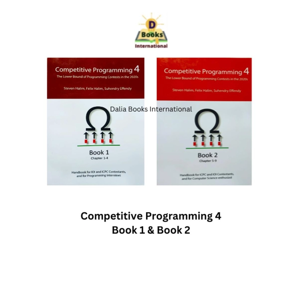 Competitive Programming 4 by Steven Halim (Book 1 & Book 2)