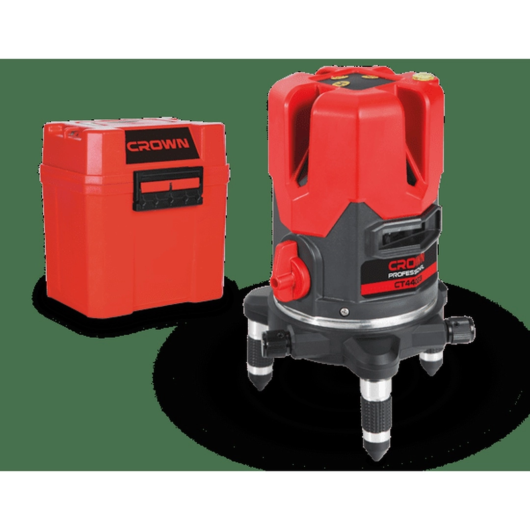 CROWN Line Laser Level 3 Lines Projection 2V1H1D 30M/ CT44023