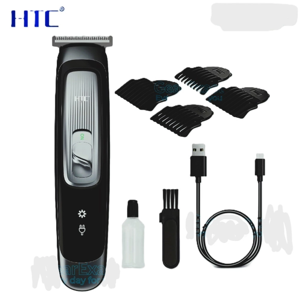 HTC AT-505 zero cutting Men Hair Trimmer USB Charge Hair Clippers