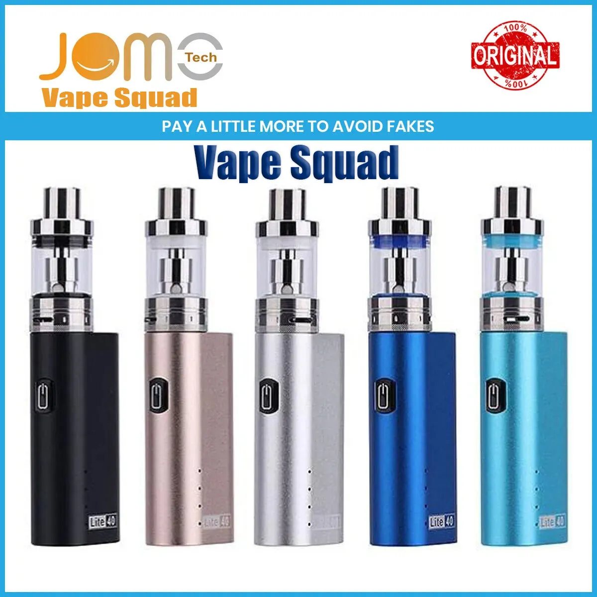 lite 40 vape price Lite40 Kit Electronic Cigarette 40W Mod 2200mAh Battery , Smoke Pod System E Cig box mod vapers Kits 10ML Strawberry Liquid Juice Free Red flavors:Sour Blueberry Gummy 3.5G Vape Disposable Nicotine Shot 10ml E-Liquid