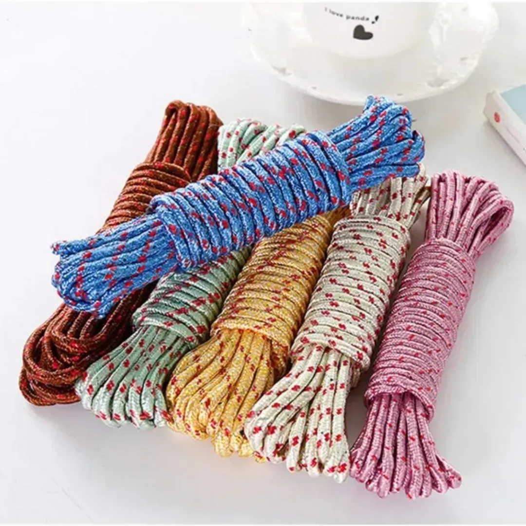 Clothing Line Rope 10 Meters - Portable Clothes'S Drying Rope Long Lasting Windprof ...