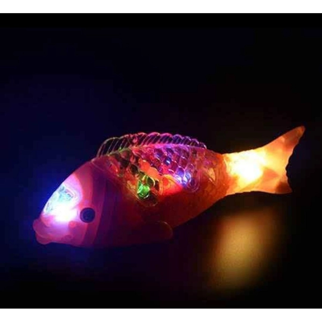 Electric Moving Fish Toys With 3D Light & Music Projections Fish ...