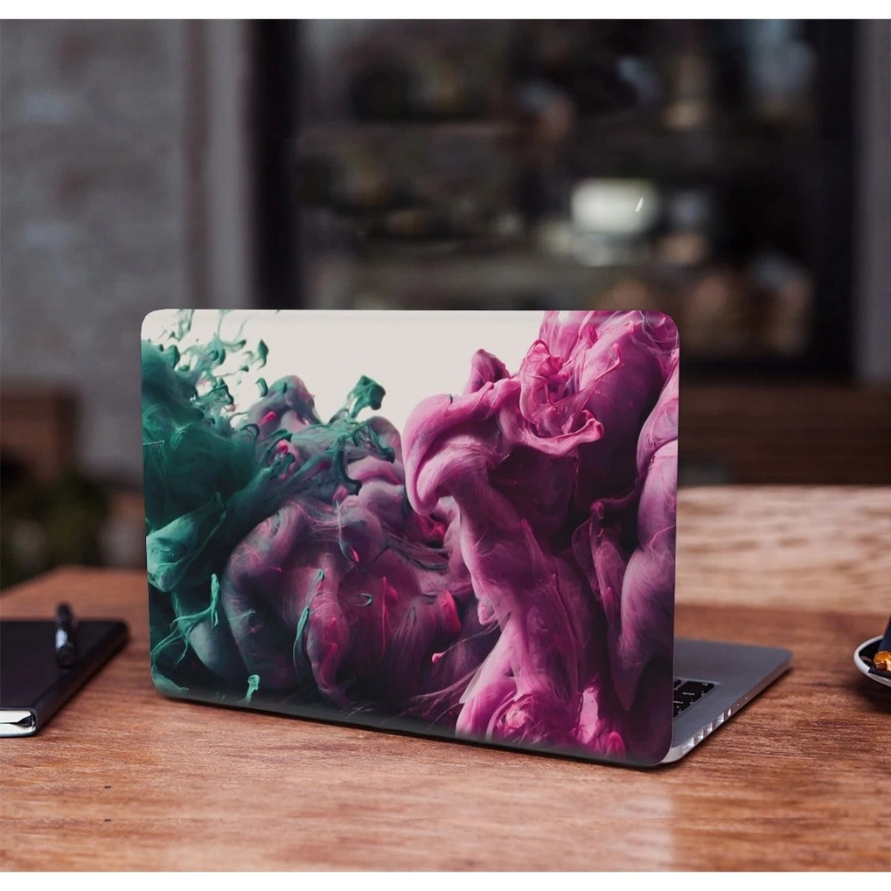 Laptop Bottom Sticker Color blast Design Removeable Laptop Sticker for Back Side Laptop skin ...