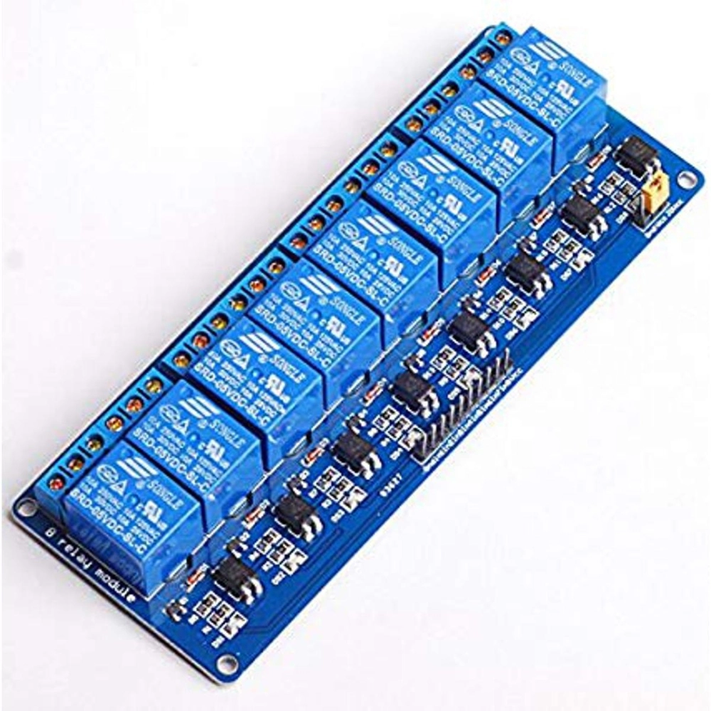 8CH 5V 8 Channel 5V Relay Module DC 5V Eight Channels Isolated Relay ...