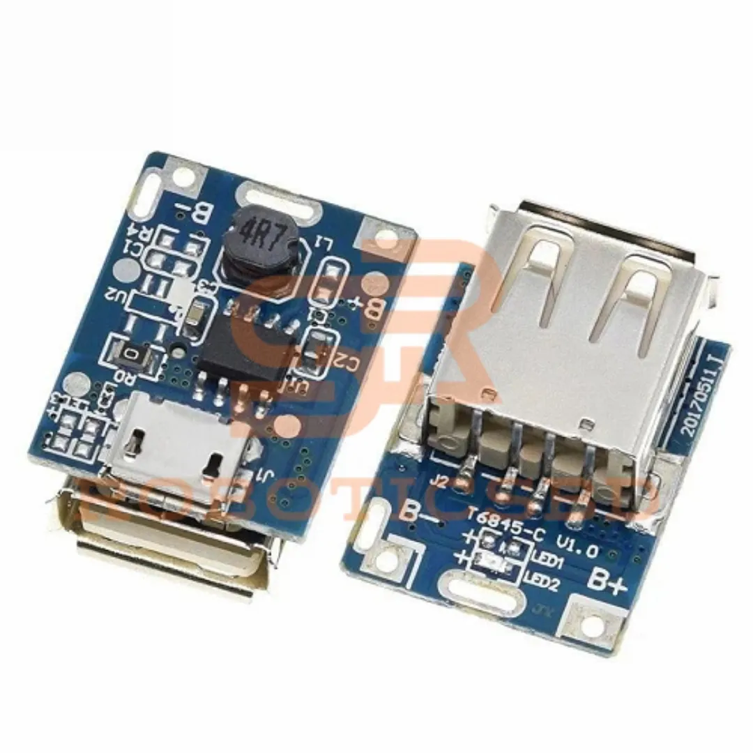 Power Bank Circuit USB 5V 1A | Mini Power Bank Charging Module ...