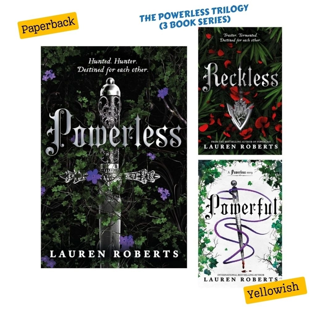 Lauren Roberts Three Books Set (Powerless ,Reckless & Powerful) Local