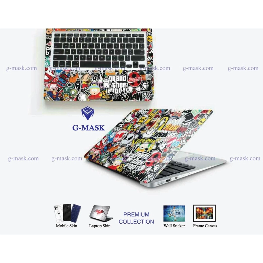 LS50 Dual Laptop Skin for Both Side, Laptop Sticker - Laptop Sticker ...