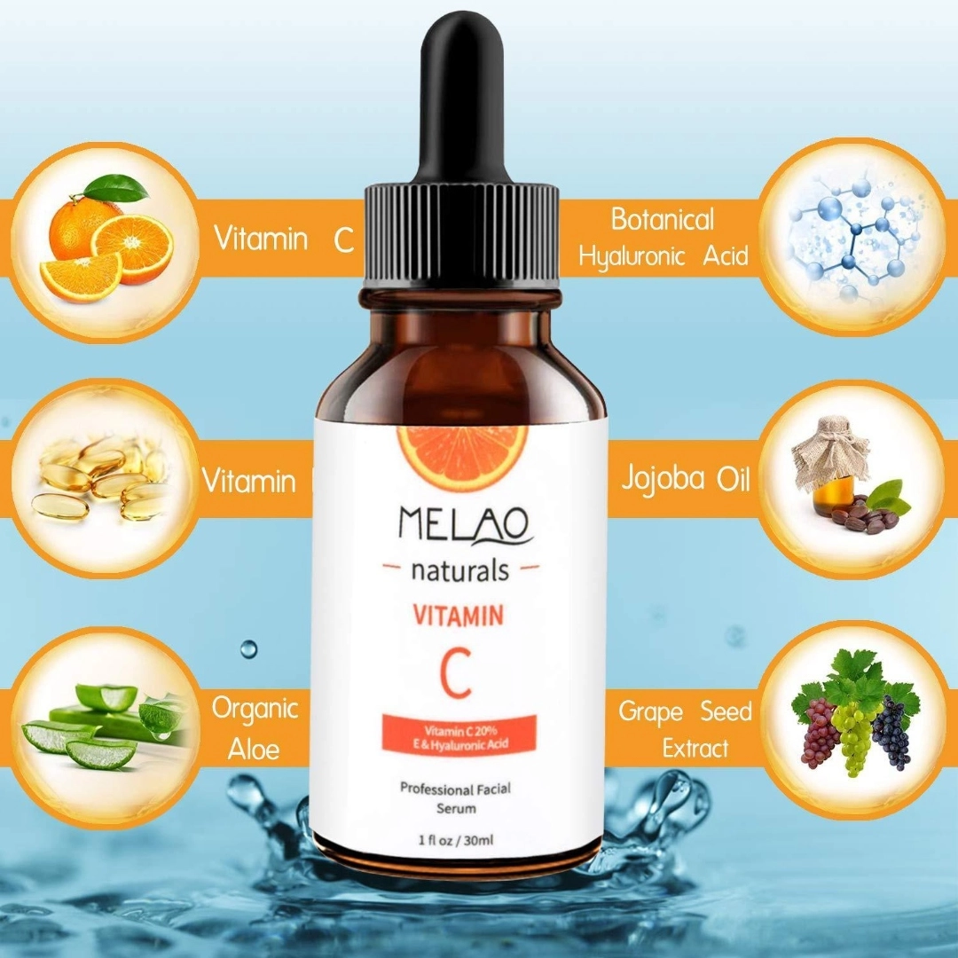 melao vitamin c serum for lips with Retinol & Hyaluronic Acid * Produces reaction between high concentration of VC extract and melanin Melao Vitamin C 20% Hyaluronic