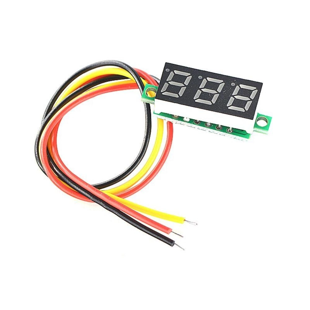 LED Display Mini 0.36 inch DC 0-100V Digital Voltmeter 100V Volt Panel ...