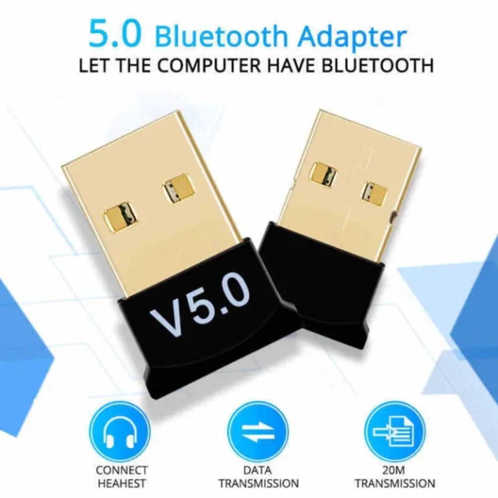 Pc 4971 USB Bluetooth 5.0 Adapter Transmitter & Receiver – Wireless Audio ...