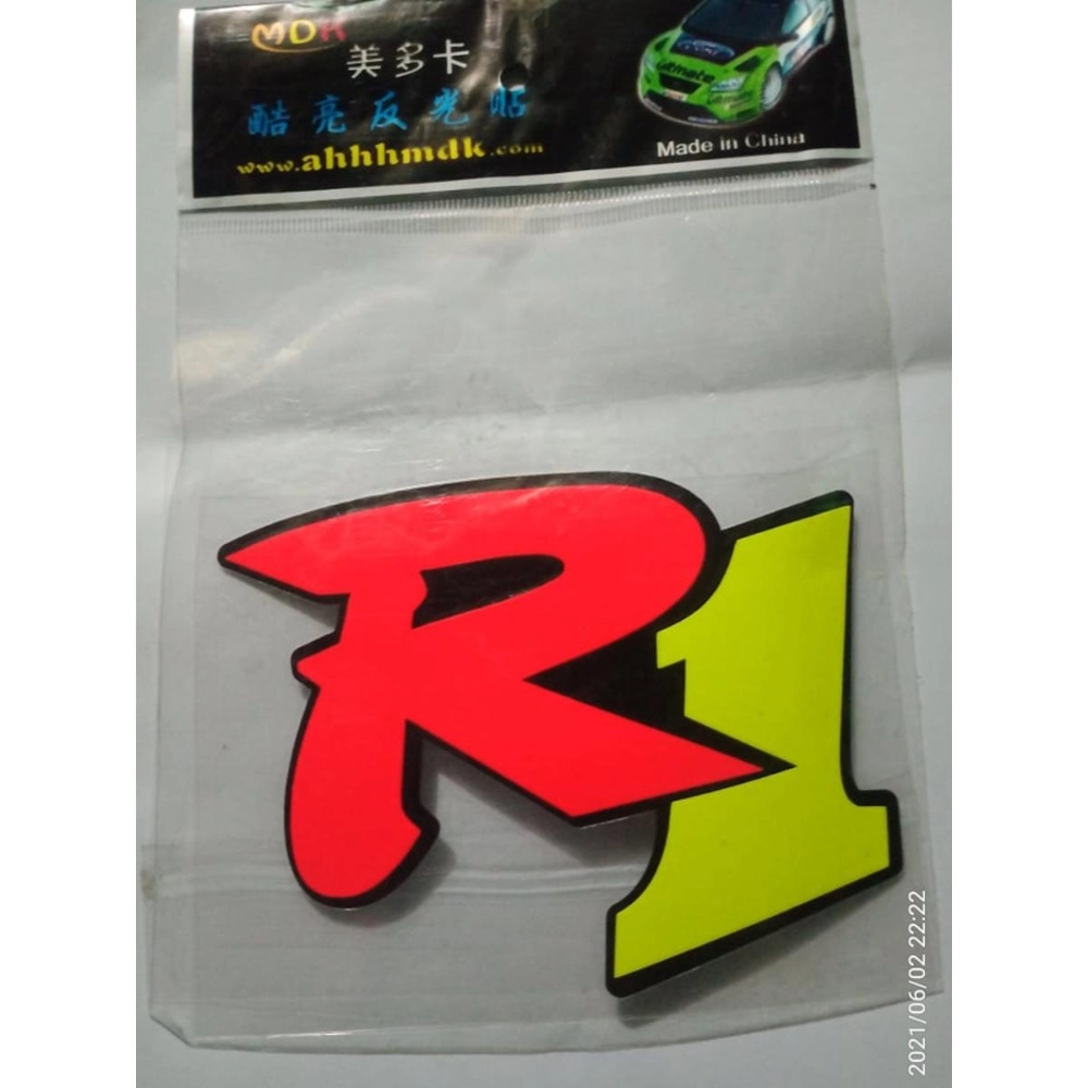 LOGO Reflective Emblem Decal Car Bike Sticker Logo (5x5 Inch)