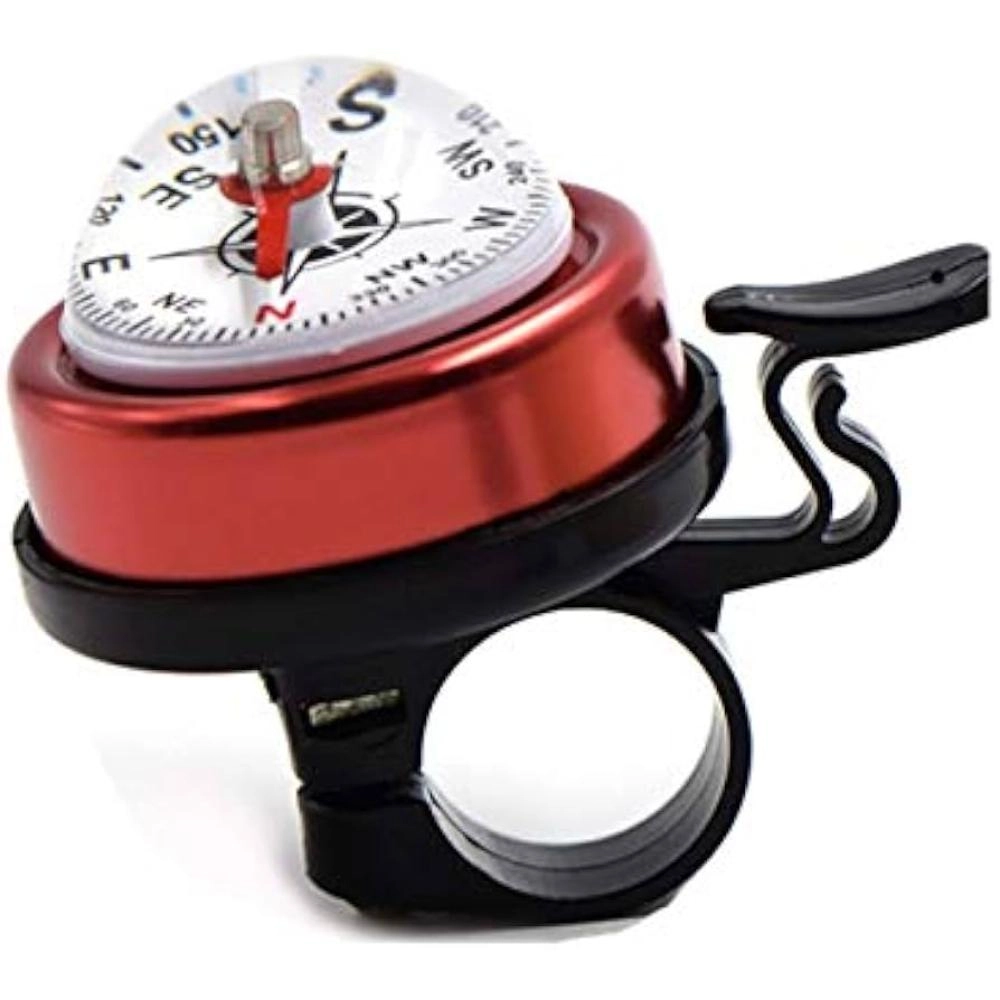 Aluminum Alloy Plastic Bicycle Bell + compass Cycling Ringing Bell For ...