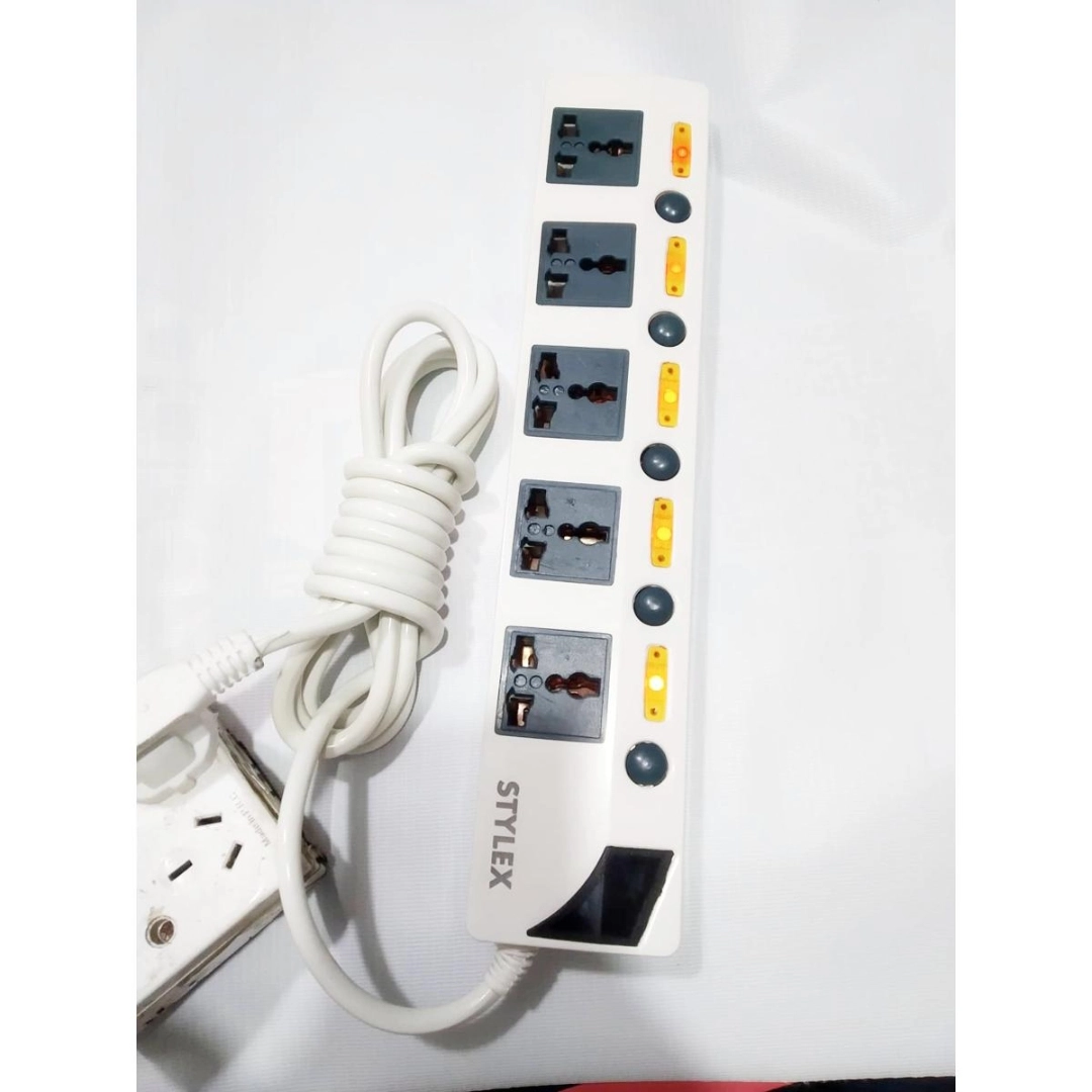 Stylex Multi plug Socket /Extension Socket-5 Point