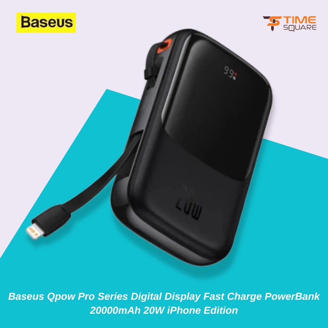 Baseus Qpow Pro Series Digital Display Fast Charge PowerBank 20000mAh ...