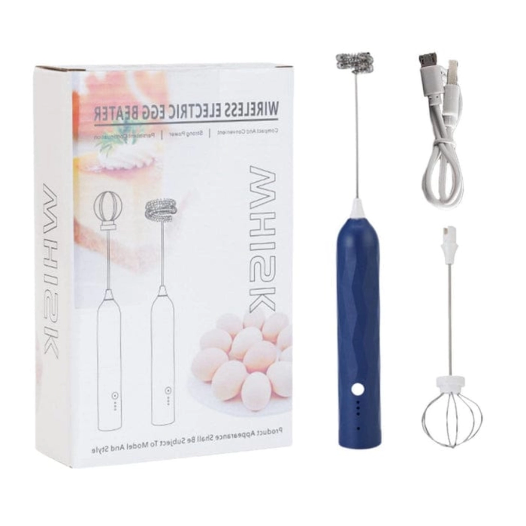 Portable Electric Hand Mixer With Stainless Steel Whisk Beater ...