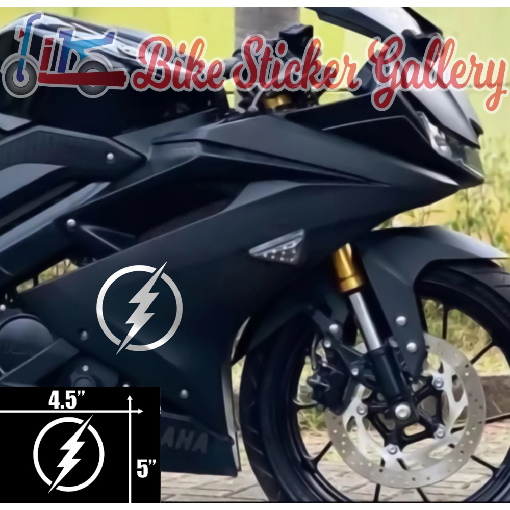 Bike Decal Sticker - Flash Logo ( Waterproof & Premium quality) / Bike ...