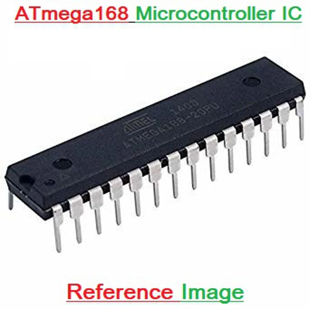 ATMEGA168A IC ATMEGA168A-PU ATMEGA168 Flash Memory DIP 28 Pin Leads AVR ...