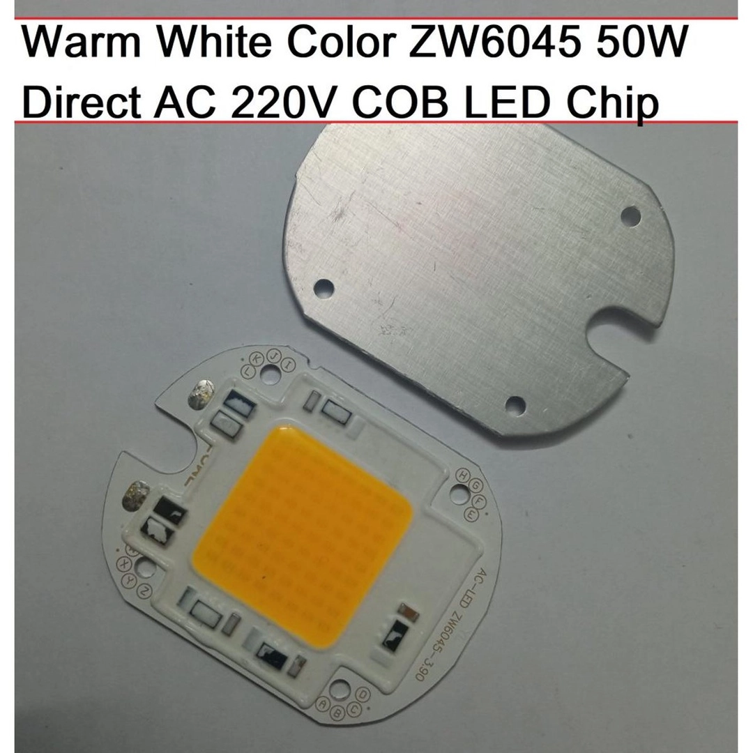 WARM White Color ZW6045 50W Supper Bright Warm White 50W Direct AC 220V ...