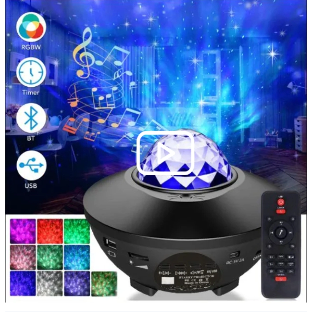 Star Projector Galaxy Light Projector with Remote & Bluetooth Speaker ...