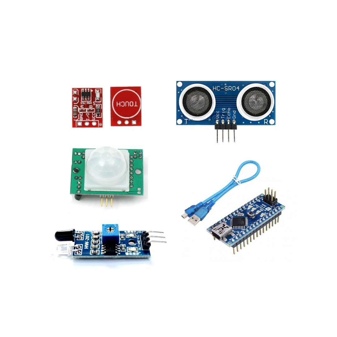 Arduino Nano With Sensors Combo Pack for Projects