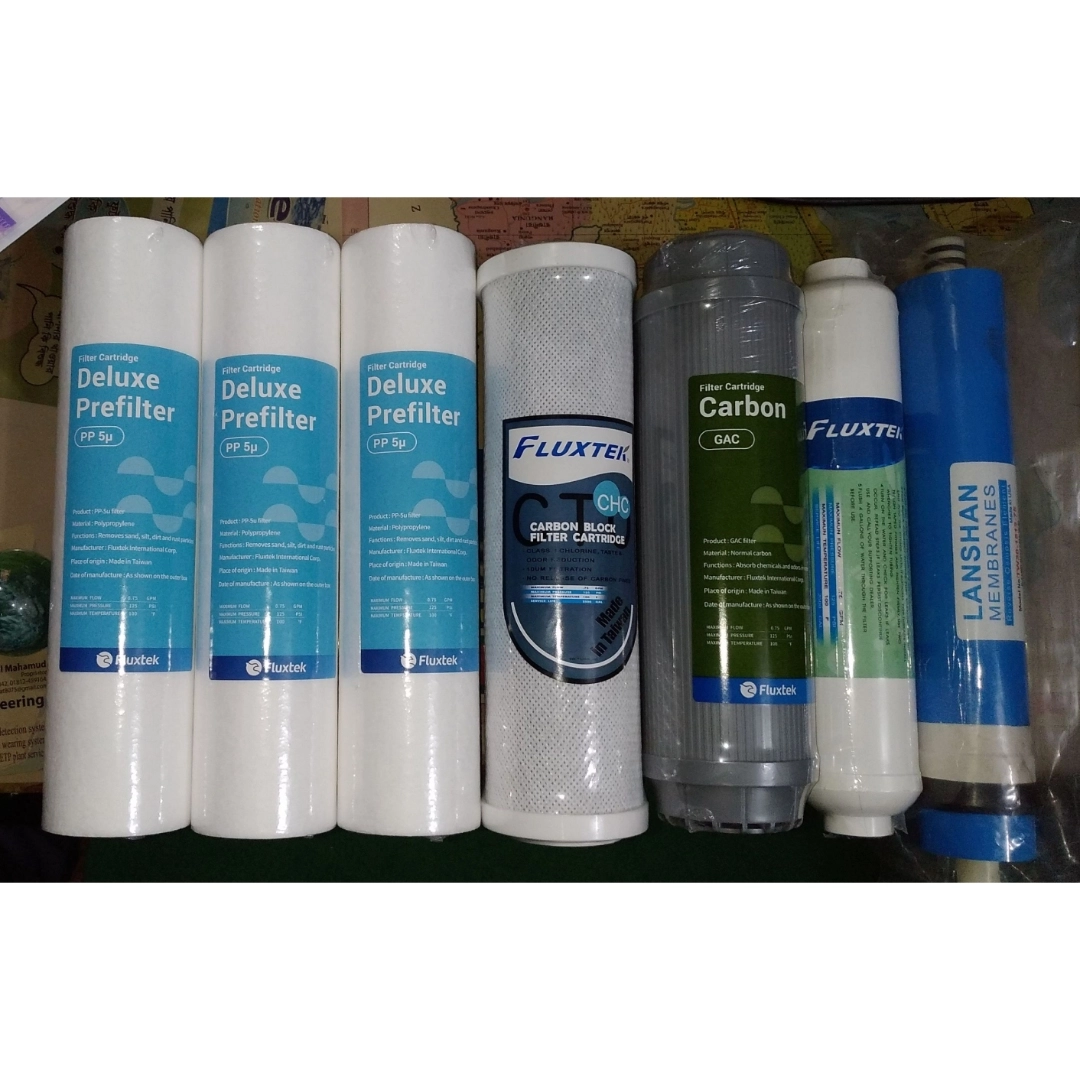 7 pies, (combo pack} complete set of rectangle RO Machine Filter ...