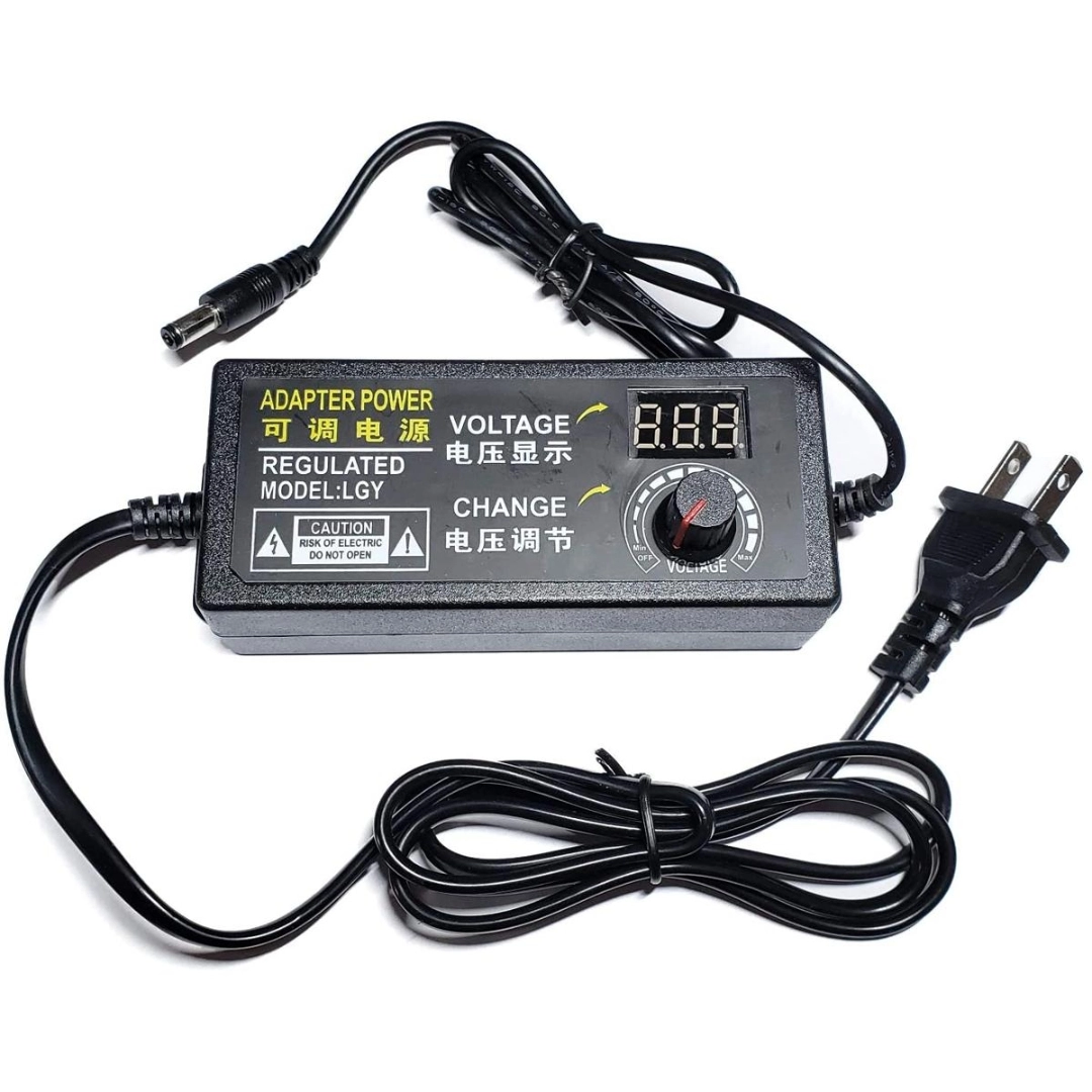 3V-24V Adjustable AC/DC Switching Power Adapter by Akram Electronics