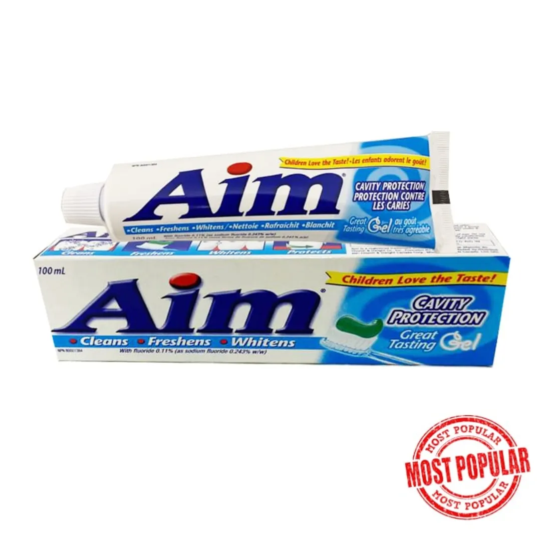 AIM GEL TOOTHPASTE 100ML USA