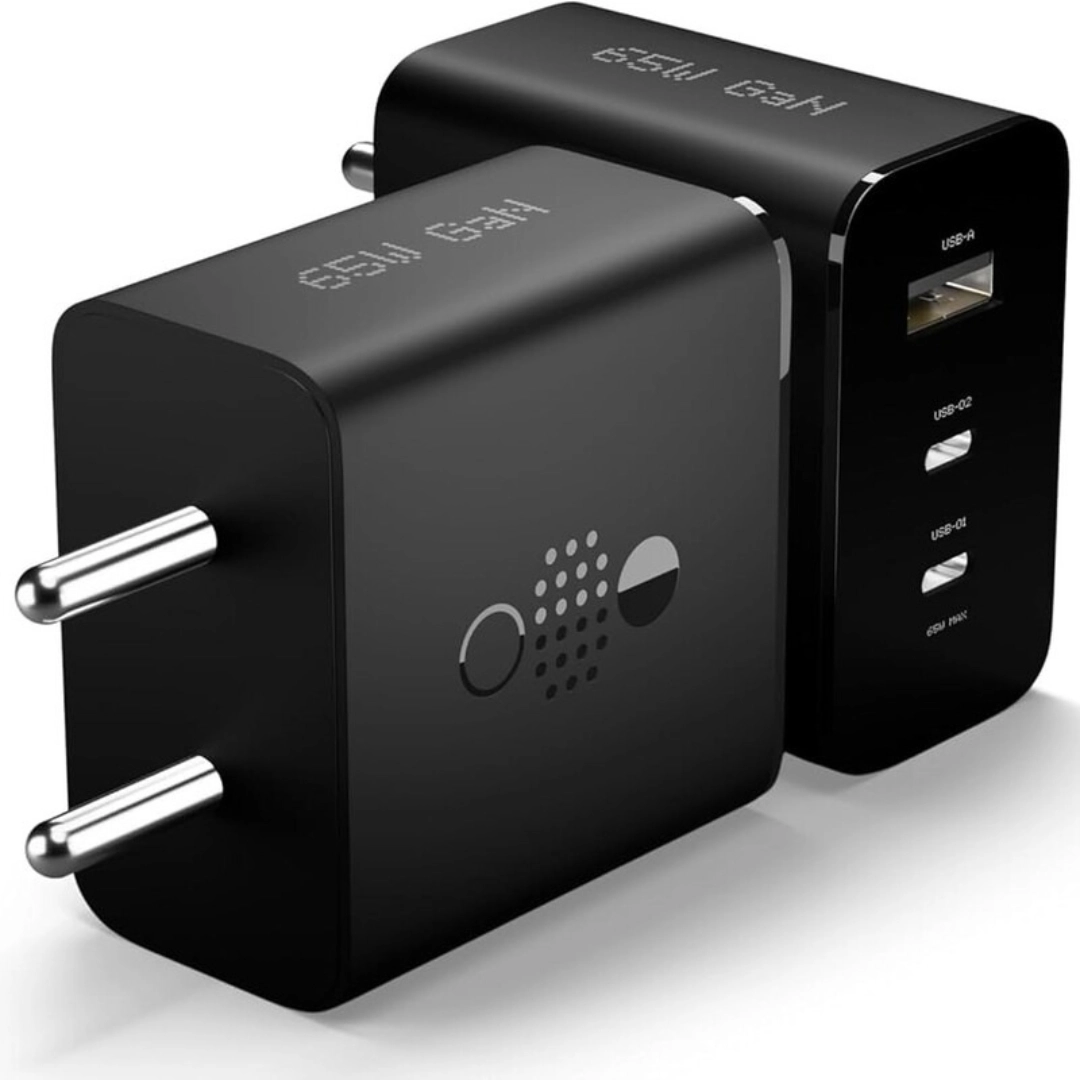 Product details of CMF by Nothing Gan Charger 65W Adapter, 3 Port USB ...