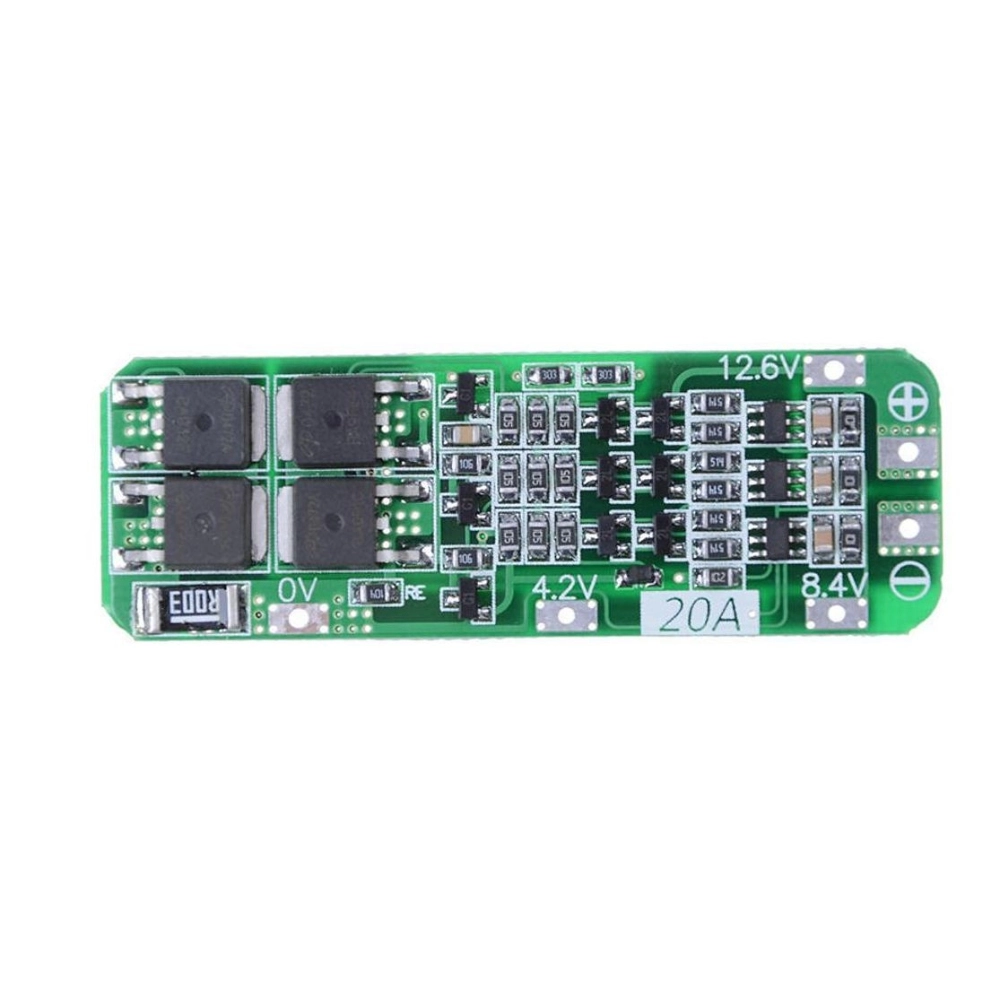 Battery Module Aaa Bms Battery Protection Board 3S 20A 12.6V 18650 Aa Aaa Lipo Li-Ion ...