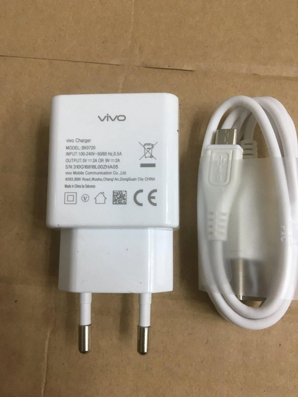 Vivo Usb fast Charger Adapter With Cable for all Vivo phones