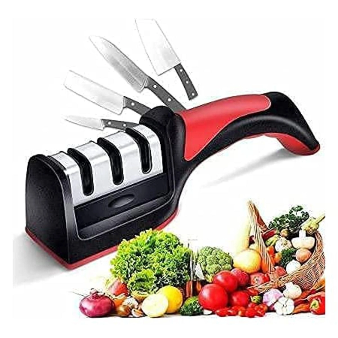 Knife Sharpener Stainless Steel Kitchen Tool Sharpening Stone Grinder ...
