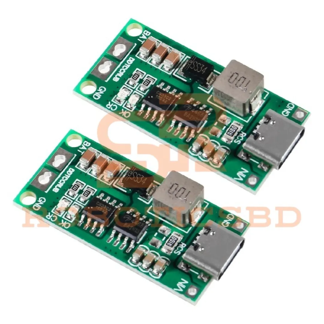 18650 Module 18650 Lithium Battery 2S/4S 2A/4A Multi-Cell BMS Boost Charger Module ...
