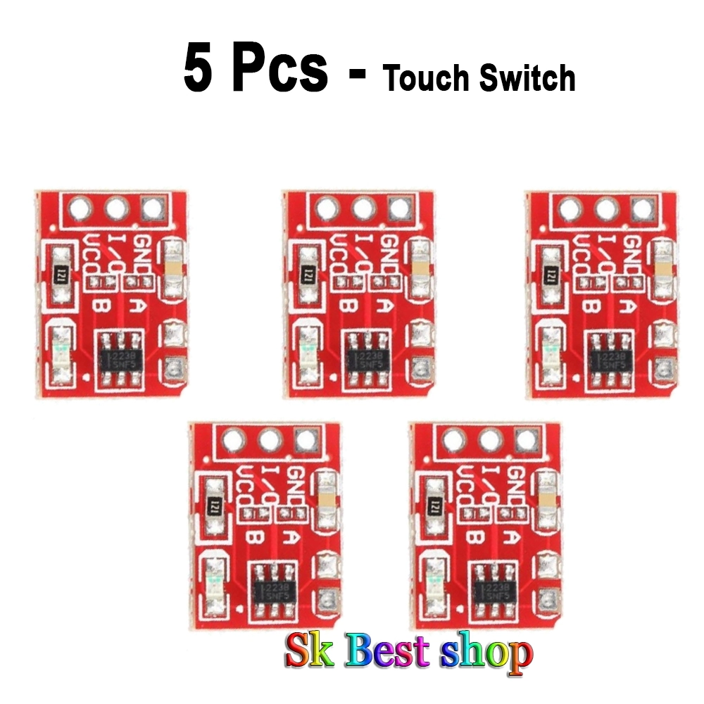 Ttp Switch 5Pcs RED TTP223 TTP-223 Capacitive Touch Switch Capacitive Touch Sensor ...