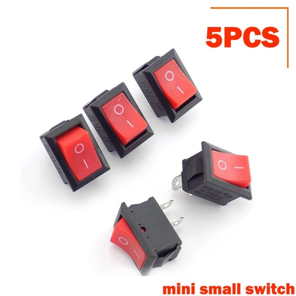 5 PCS Electronics Mini 2 Pin SPST on/OFF Switch for Electronic Circuit ...