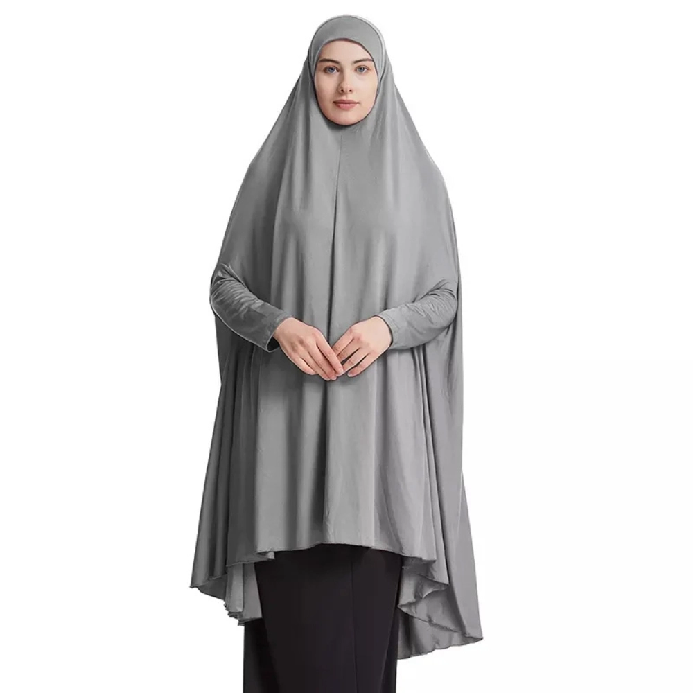 Muslim Traditional Islamic Clothing Khimar Jilbab Abaya In Solid 